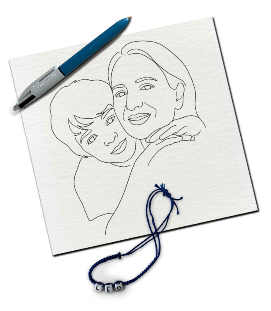 Featured napkin drawing illustration