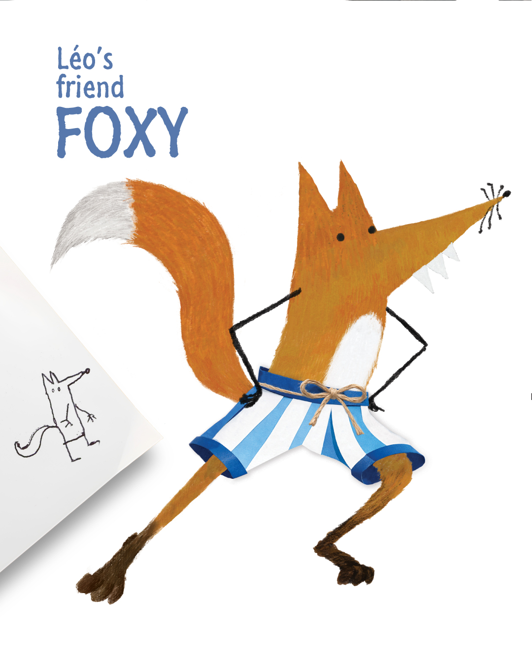 Léo's friend Foxy character card