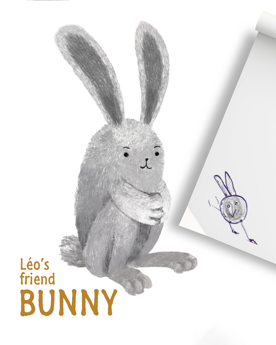 Léo's friend Bunny character card